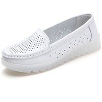 Nurse Shoes Flat Work Small White Shoes Surgery Shoes Breathable Soft Sole
