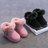 XUANMU Winter Buckle Snow Boots Thickened Warm Comfortable Boots Non slip Plush Cotton Shoes XF0032