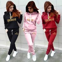 Hoodie Trending Running Set Jogging Suits Sweat Pants 2pcs Sportswear Womans Sports Suit Plus 4XL