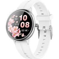 R8 Stainless Steel Shell 1.09 Inch Women's Smart Watch Bracelet Sports Pedometer Heart Rate Blood Oxygen Sleep