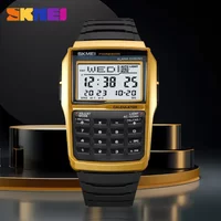 SKMEI Digital Mens Wristwatches Dual Time Sports Waterproof Watch For Men Countdown Casual Phone Book Montre Homme