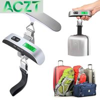Luggage Pro Hanging Scale LCD Display & Belt Suitcase Baggage Travel Weighing ACZT