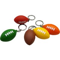 Mini Rugby Key Chain Pendant Sports Meet Small Gift