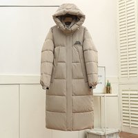 Clothing Cotton coat thickened medium long style windproof warm fashionable hot style loose version hooded over knee coat