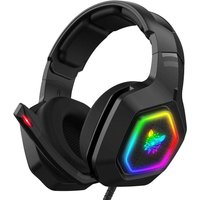 Gaming Headset Microphone, For PS4 PS5 Xbox One PC RGB Lights, With Noise Reduction 7.1 Surround Sound Over-Ear And