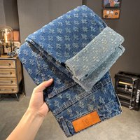 Men’s Clothing Loose Straight Black Washed Jeans