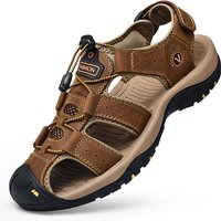 Men's Plus-size Beach Sandals Summer Youth Open-toed Breathable Sandals