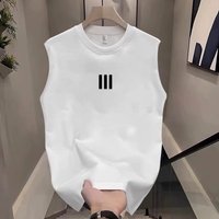 Clothing Summer Loose Outer Wear Sleeveless T Shirt Casual Wide Shoulder Waistcoat Top