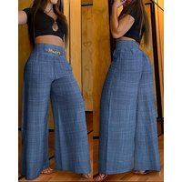 solid slim pants