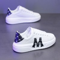 Fashionable couples small Korean version trendy thick soled student board shoes lightweight
