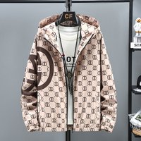 Men’s Clothing Plus size plus size men’s fat spring coat men’s casual men’s jacket hooded loose large version top trendy