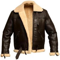 Men's Clothing Independent Station New Pu Short Fur One Piece Men's Jacket 6502
