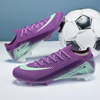 Low Top Soccer Shoes Artificial Turf Training Athletic Footwear Long Short Studs
