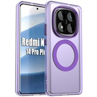 Armor Matte Case Xiaomi Note 14 Pro Plus Magnetic Cases Redmi 13C 13 Phone Accessories