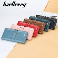 Purse long Buckle Multifunctional Fashion Mobile Phone Bag Zipper Coin Purse Wallet