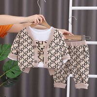 Leisure Three piece Separate Set Long Sleeve Spring Autumn Male Female Autumn Spring