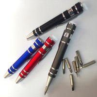 8 1 Magnetic Screwdriver Set Precision Aluminum Alloy Tool Pen Carbon Steel Bits Electronics & Home Repair