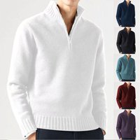 Thick Knit Sweater Winter Cable Wool Pullover Chunky Handcrafted Crewneck Jumper