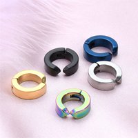 Stud Earrings Cool And Handsome Ear Clip For Men Without Pierced Ears, Hip Hop Trendy And Personalized Men’s Earrings, High End Single Earrings