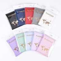 Voghion Plain Skinfeel Pu Passport Cover Passport Holder Ticket Holder Passport