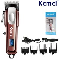 KM-233 Cordless Trimmer Rechargeable Adjustable Cutter Head Hair Razor Electric Clipper For Men