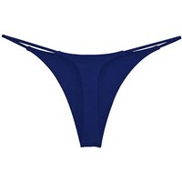 T Shaped Sexy Underwear Double Layer Thin Strap Sexy Thong Fitness Low Waist Seamless Bikini G100