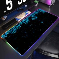 Anime Pad Computer Mouse Sakura Big Mousepad Colorful Flower Laptop Desk Carpet Playmat Cool Desktop Mat Office