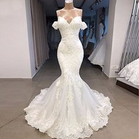 Clothing Wedding Dress Fishtail Simple Super Fairy Temperament Bride Wedding Studio Photography