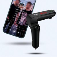 Car Charger Bluetooth Hands Free Calling & FM Transmitter Function