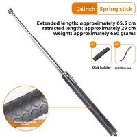 Factory Wholesale Telescopic Swing Stick | 16/21/26inch 3-Section Auto Retractable For Outdoor Adventures