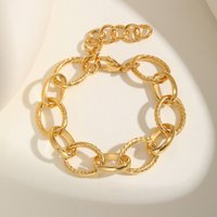Jewelry Stainless Steel Chunky Cuff Bracelet Embossed Pattern Fashionable Tone Accessory Everyday Wear