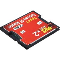 NEW Dual Micro SD TF CF Adapter SDHC SDXC Type I To Compact Flash Memory Card Reader Converter For Camera