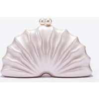 Women’s Handbag Lady’s One-shoulder Diagonal Bag Special-shaped Shell Acrylic Bag Fashion Wedding Dinner Clutch Bag