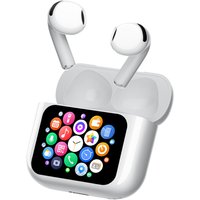 Bluetooth 5.4 Wireless Earbuds Noise Cancellation Smart Display 4H Playtime Low Latency Calls Gaming Travel