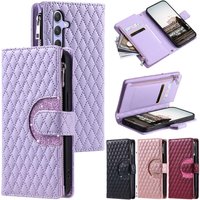 Handbag Wallet Leather Phone Case IPhone 16 Plus 15 14 13 12 11 Pro Max XR X 7 8 6 6S Plus Necklace Lanyard Back Cover