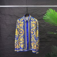 Fashionable Ver long sleeved shirt 3D letter print pattern cardigan jacket