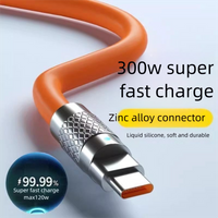 Extended 3m Car Type-C Data Charging Cable 100W Super Fast Charge Compatible With Huawei Honor Android Xiaomi