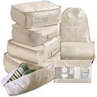 Bags Travel Storage Set Travel Storage Bag Eight Piece Cosmetic Bag Travel Clothing Classification Storage Bag
