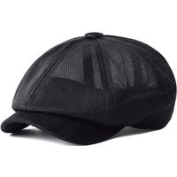 Summer Mesh Newsboy caps Breathable Casual Outdoor Retro Beret Hats Octagonal hat Fashion Solid Flat Caps