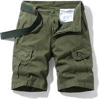 Casual Plain Pocket Shorts