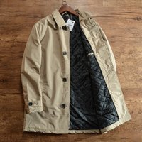  Long Waterproof Windproof Winter Coat Padding Warm Lined Trench Coat Outdoor Casual Urban Style