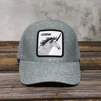 Legend unicorn Animal Embroidered Fashion Mesh Baseball Cap Lovely Animals Caps & Snapback Cap Dad Hat