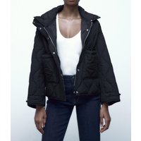 Women's spring quilted cotton snap closure with elastic belt and buckle quilted short jacket