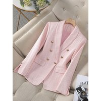 Clothing Aura Strong Professional Suit Set Age Reducing Street Style Waisted Small Suit Jacket
