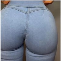 hot style bodybuilding peach butt shaping fitness jeans from the outside station