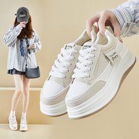 Little Shoes Female Students Thick soled Heightening Shoes Sports Board Shoes Casual Street Shoes