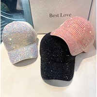 Spring Summer Autumn Winter 2023 Water Diamond Baseball Summer Personalized Sunshade Duck Tongue