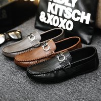 SHLIANG Fashion Men's Casual Shoes Classic Driving Casual Boat Shoes Men's High Quality Soft Sole Men's Loafers Moccasin Shoes X0051