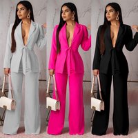 Clothing waist tie small suit fashionable casual professional two piece suit