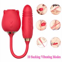 Vibrator Dildo Sex Toys Sucking Thrusting Vibrating Clit Sucker Nipple Clitoris Stimulation Female